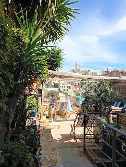 Appartement Vue Notre Dame + Exterieur Verdoyant Marseille 0*,